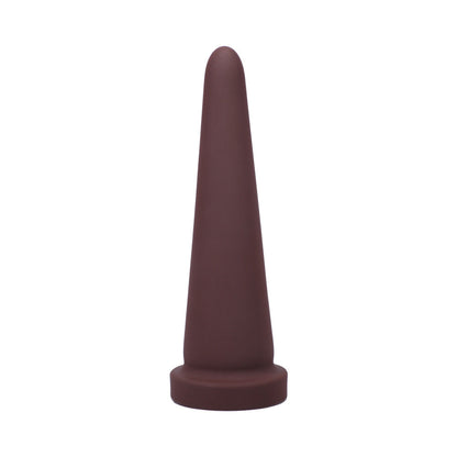Tantus Cone Small Firm Dildo – Garnet, 10.7" Length, 4" Max Diameter