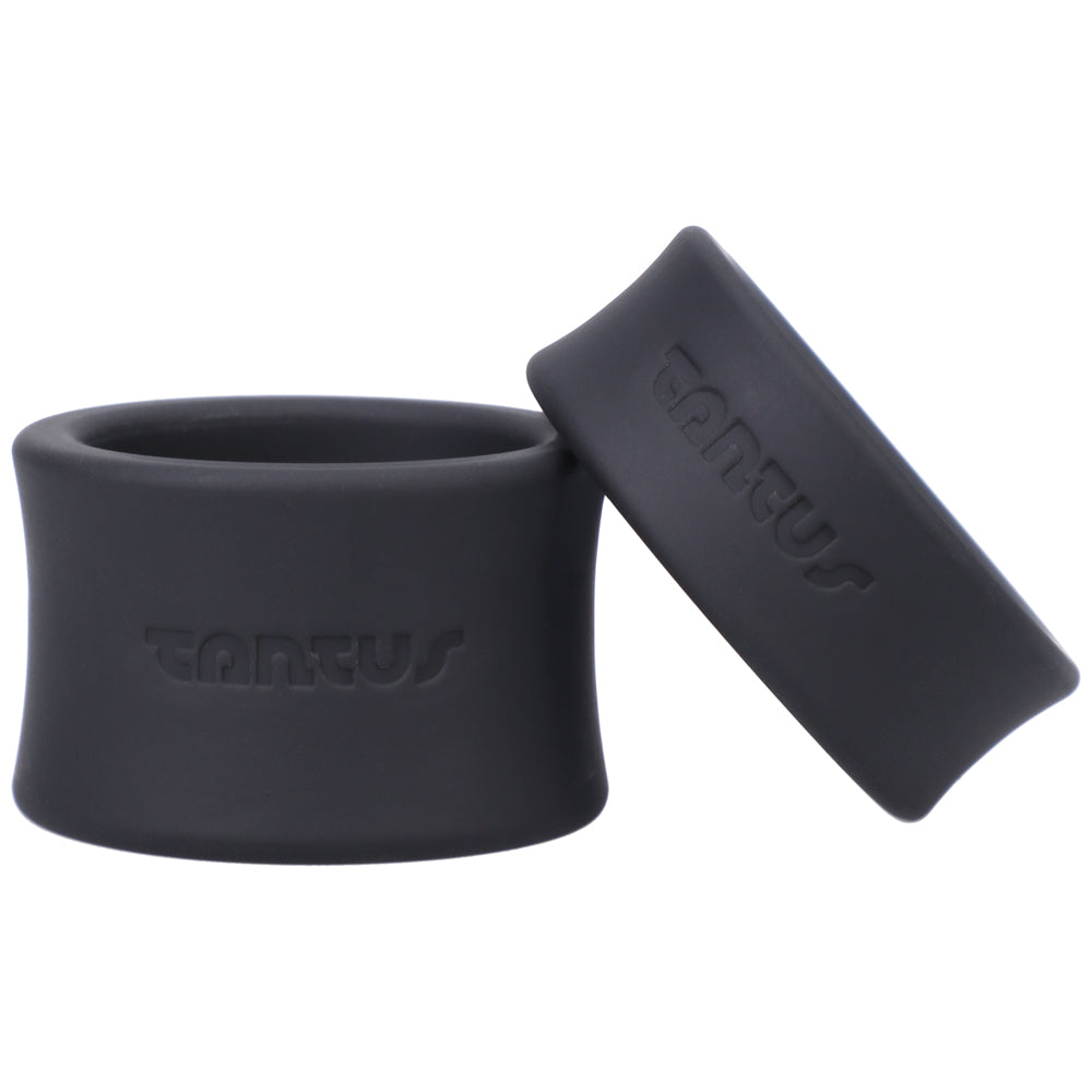 Tantus Ball Stretcher Kit Onyx – Scrotum Stretching Kit – Black