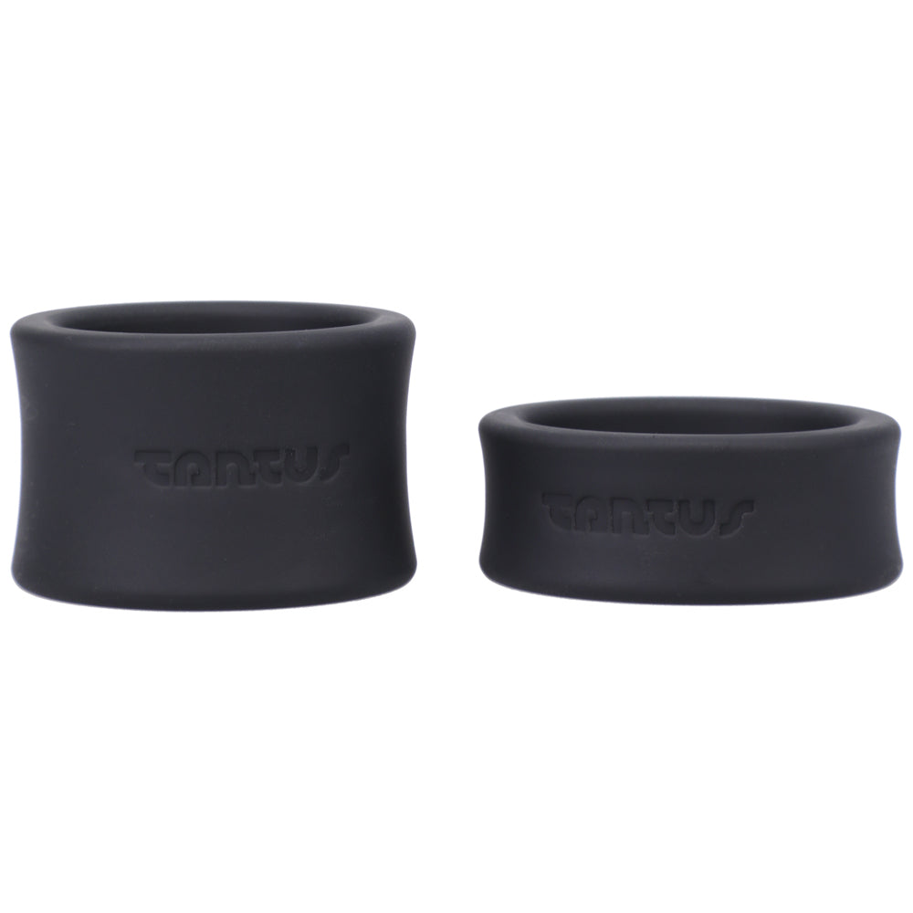 Tantus Ball Stretcher Kit Onyx – Scrotum Stretching Kit – Black
