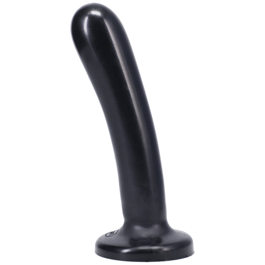 Tantus Silk Large Dildo - Onyx - 7" Length - 1.5" Diameter - Silicone