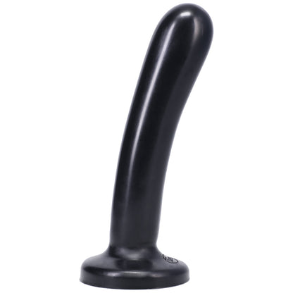 Tantus Silk Large Dildo - Onyx - 7" Length - 1.5" Diameter - Silicone