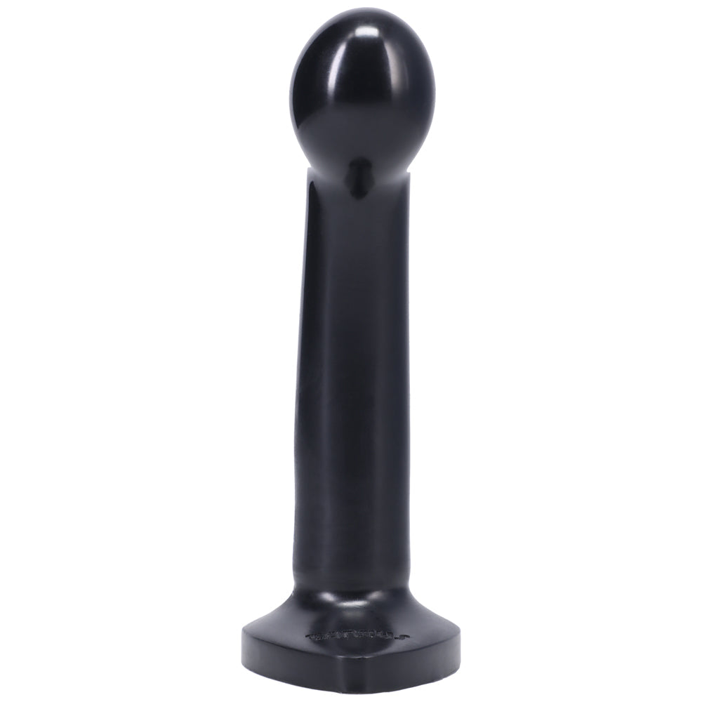 Tantus Sport Dildo – Medium-Sized Silicone Toy for Anal and Vaginal Use – Black