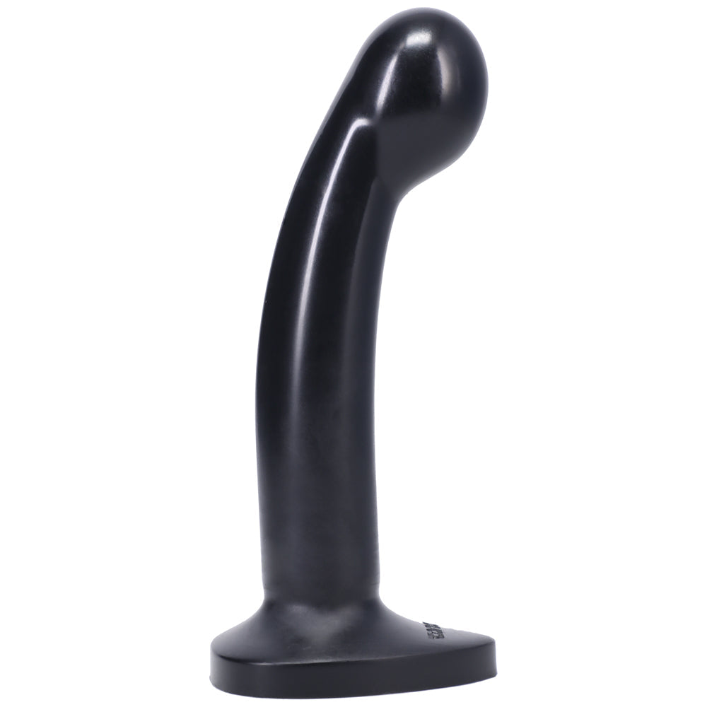 Tantus Sport Dildo – Medium-Sized Silicone Toy for Anal and Vaginal Use – Black
