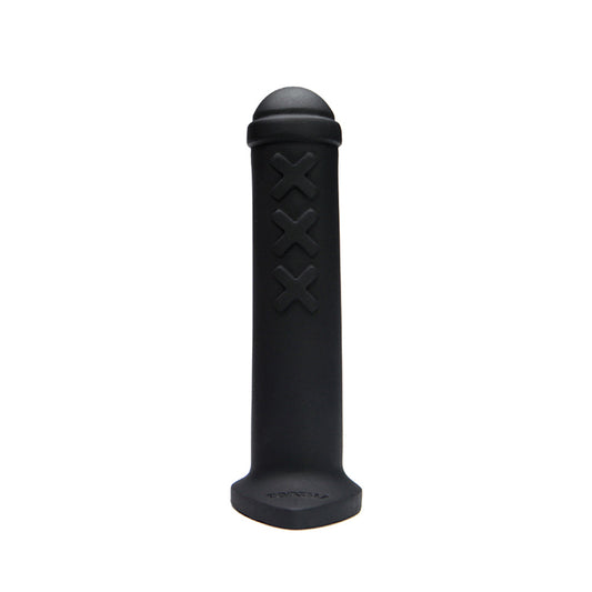 Tantus Amsterdam Junior Dildo - Silicone, Black, 10.5 Inch Length