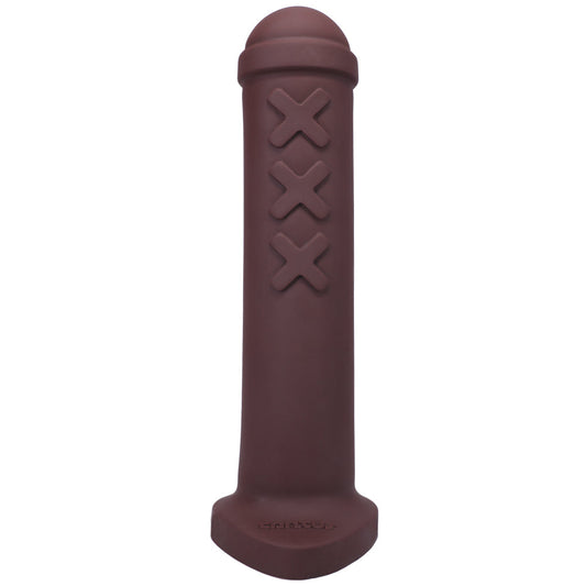 Tantus Amsterdam Firm Dildo – Super Sized, Wine Red