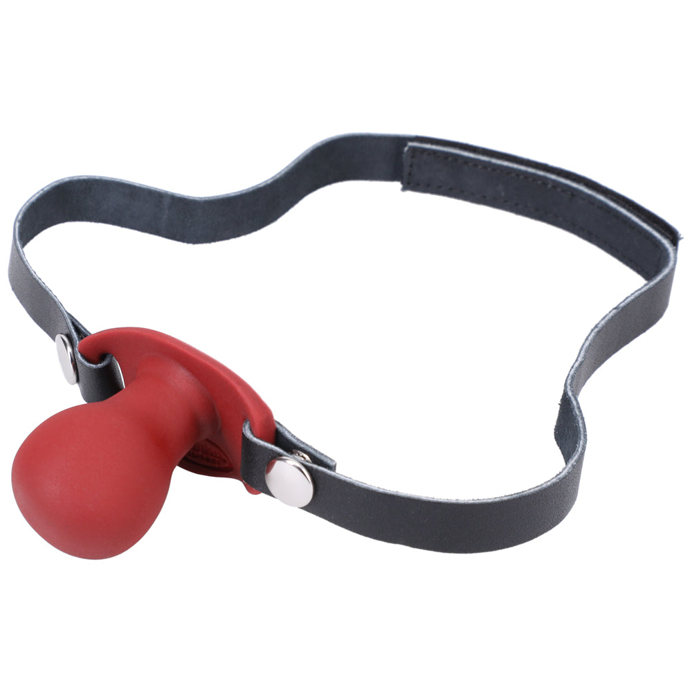 Tantus Beginner Ballgag - Silicone Mouth Gag - Crimson