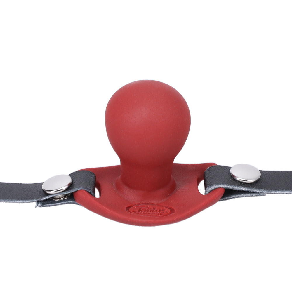 Tantus Beginner Ballgag - Silicone Mouth Gag - Crimson