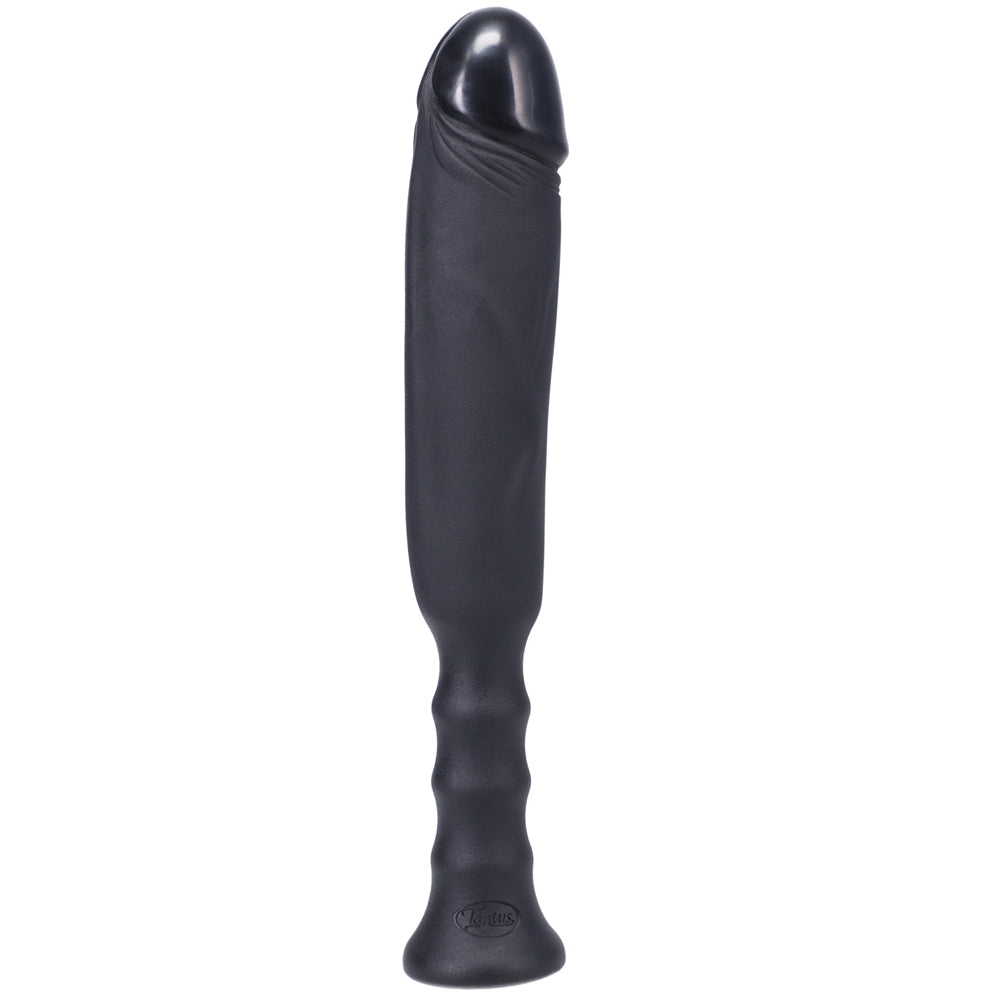 Tantus Anaconda Ergonomic Handle Dildo – Black – 7" Insertable Length