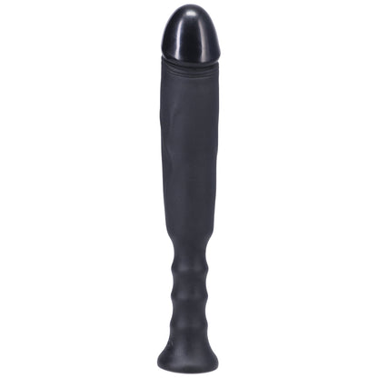Tantus Anaconda Ergonomic Handle Dildo – Black – 7" Insertable Length