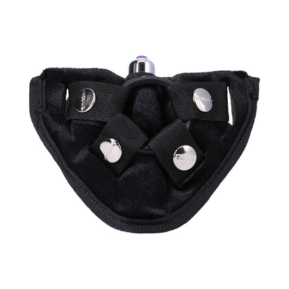 Tantus Bend Over Intermediate Strap-On Harness Kit – Black – Adjustable with Dildos