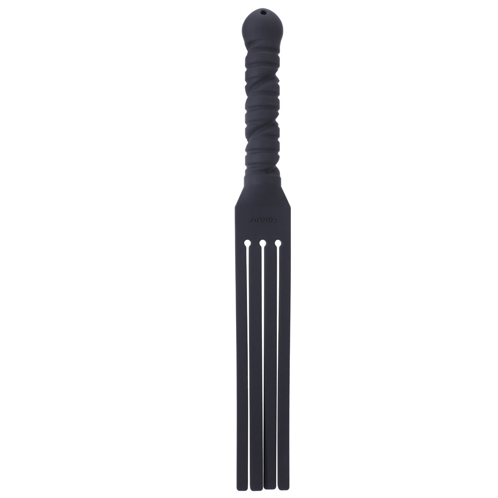 Tantus Tawse It Dildo Paddle Whip - Black Silicone