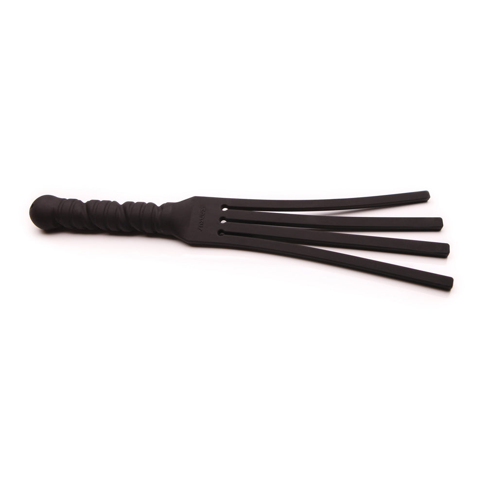 Tantus Tawse It Dildo Paddle Whip - Black Silicone