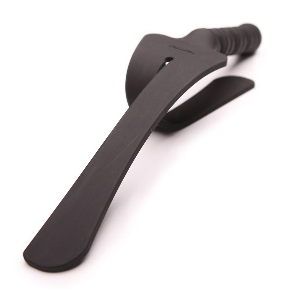 Tantus Trip 2 Tawse Dildo Paddle Whip – Black