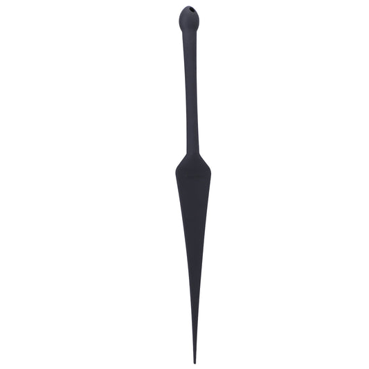 Tantus Dragon Tail Silicone Paddle – Black – Impact Play Tool