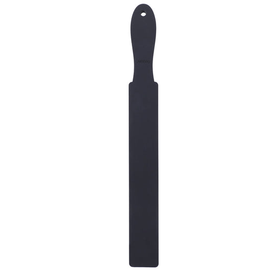 Tantus Snap Strap Paddle – Flexible Silicone Paddle in Black