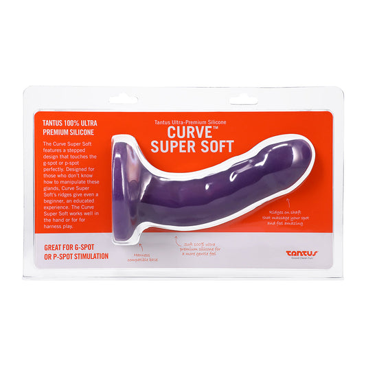 Tantus Curve Super Soft G-Spot Dildo – Purple