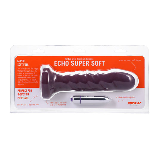 Tantus Echo Super Soft Dildo – Currant – G-Spot and P-Spot Stimulator