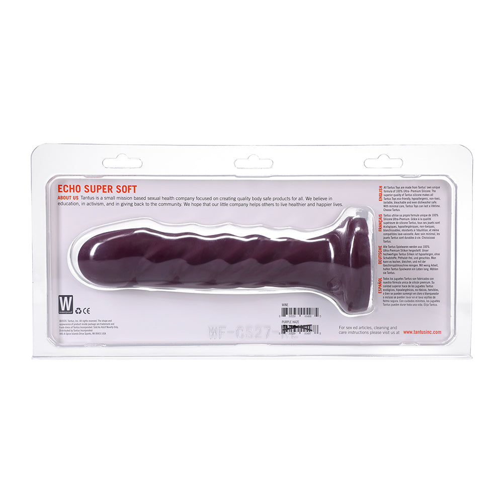 Tantus Echo Super Soft Dildo – Currant – G-Spot and P-Spot Stimulator
