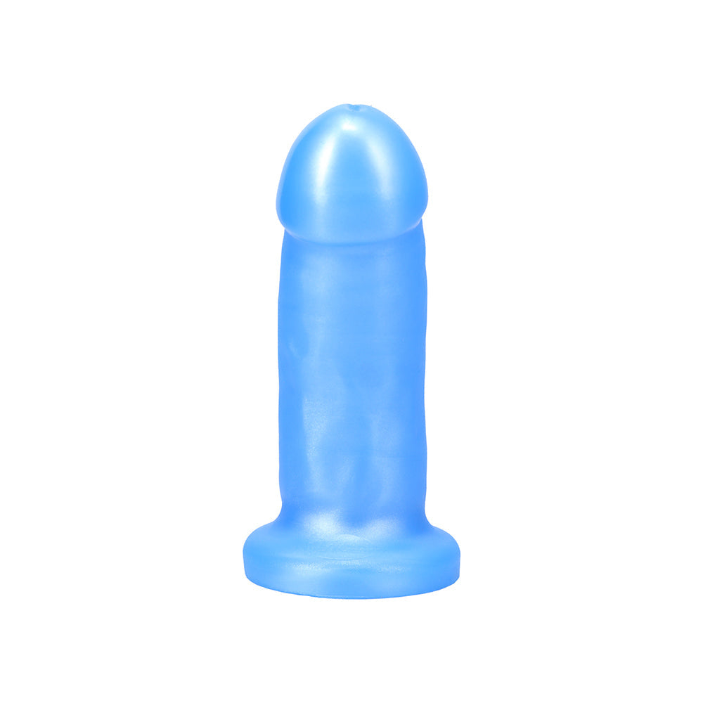 Tantus They/Them Super Soft Dildo – Azure – Flexible Silicone Design
