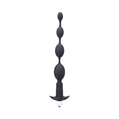 Tantus Vibrating Progressive Beads Anal Plug – Black