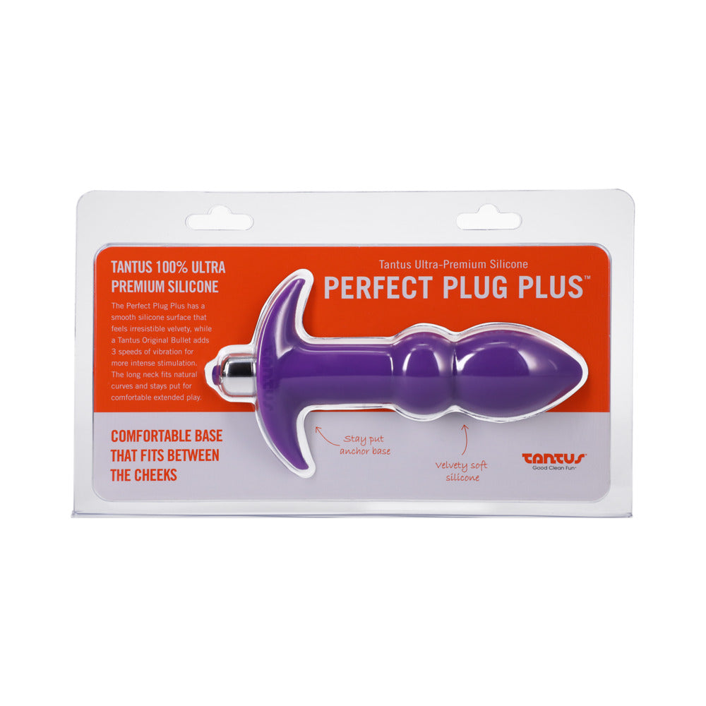 Tantus Perfect Plug Plus Vibrating Anal Plug – Lilac