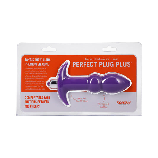 Tantus Perfect Plug Plus Vibrating Anal Plug – Lilac
