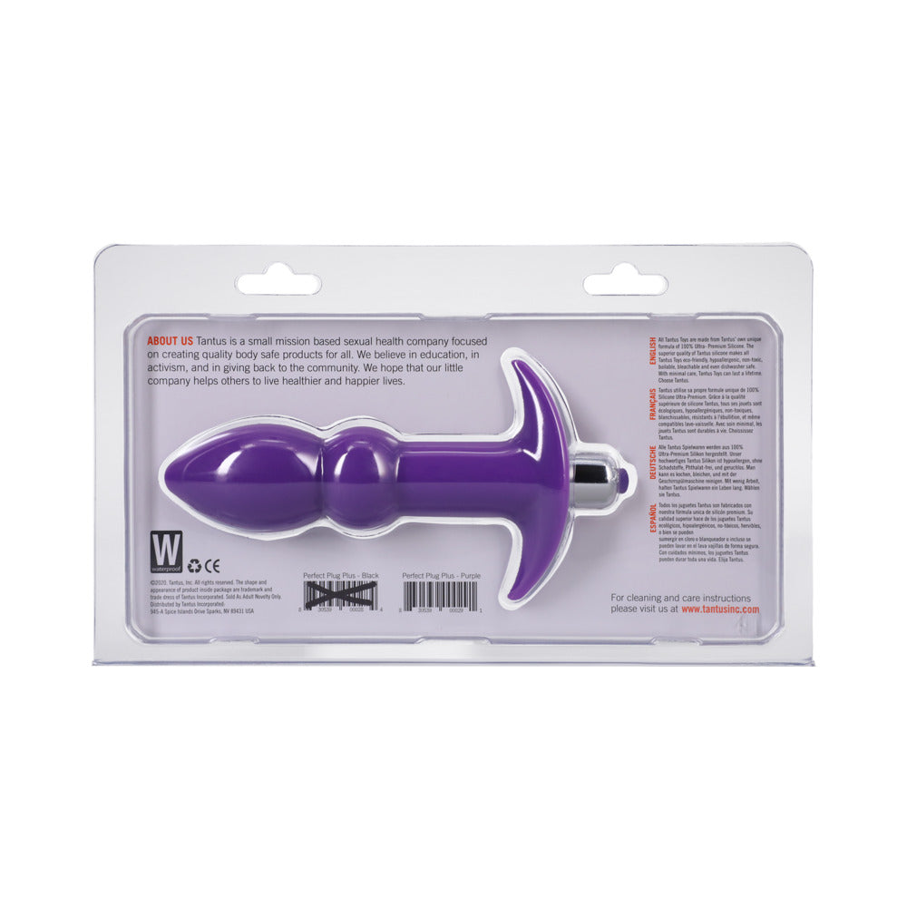 Tantus Perfect Plug Plus Vibrating Anal Plug – Lilac