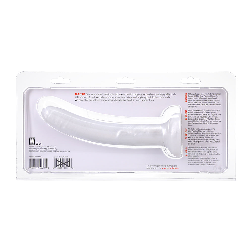 Tantus Leisure Vibrating Dildo – Waterproof Silicone – White