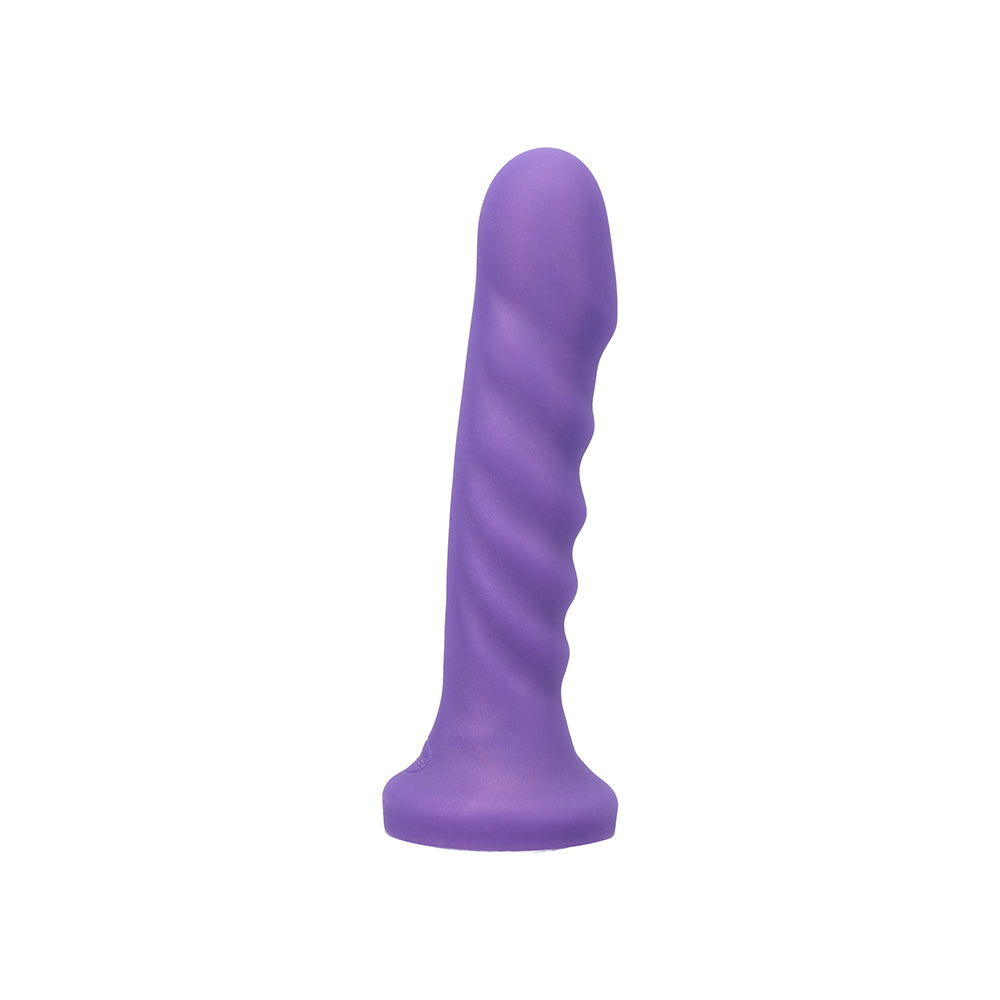 Tantus Echo Vibrating Dildo - Purple - G-Spot and P-Spot Stimulation