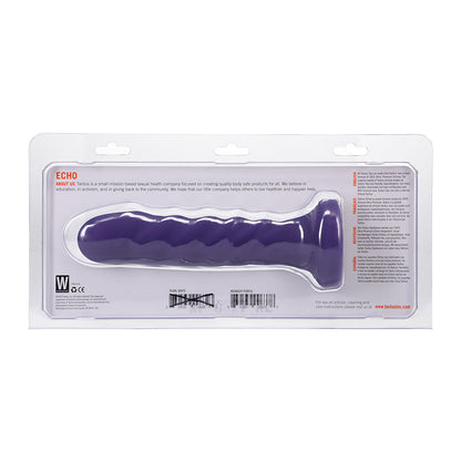 Tantus Echo Vibrating Dildo - Purple - G-Spot and P-Spot Stimulation