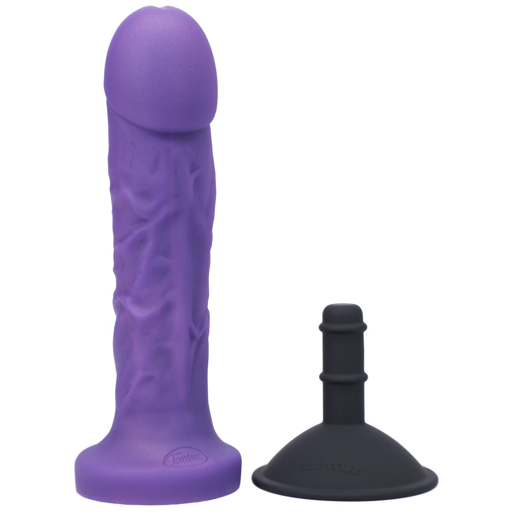 Tantus Goliath Vibrating Dildo Kit – Amethyst, Harness Compatible, Realistic Design