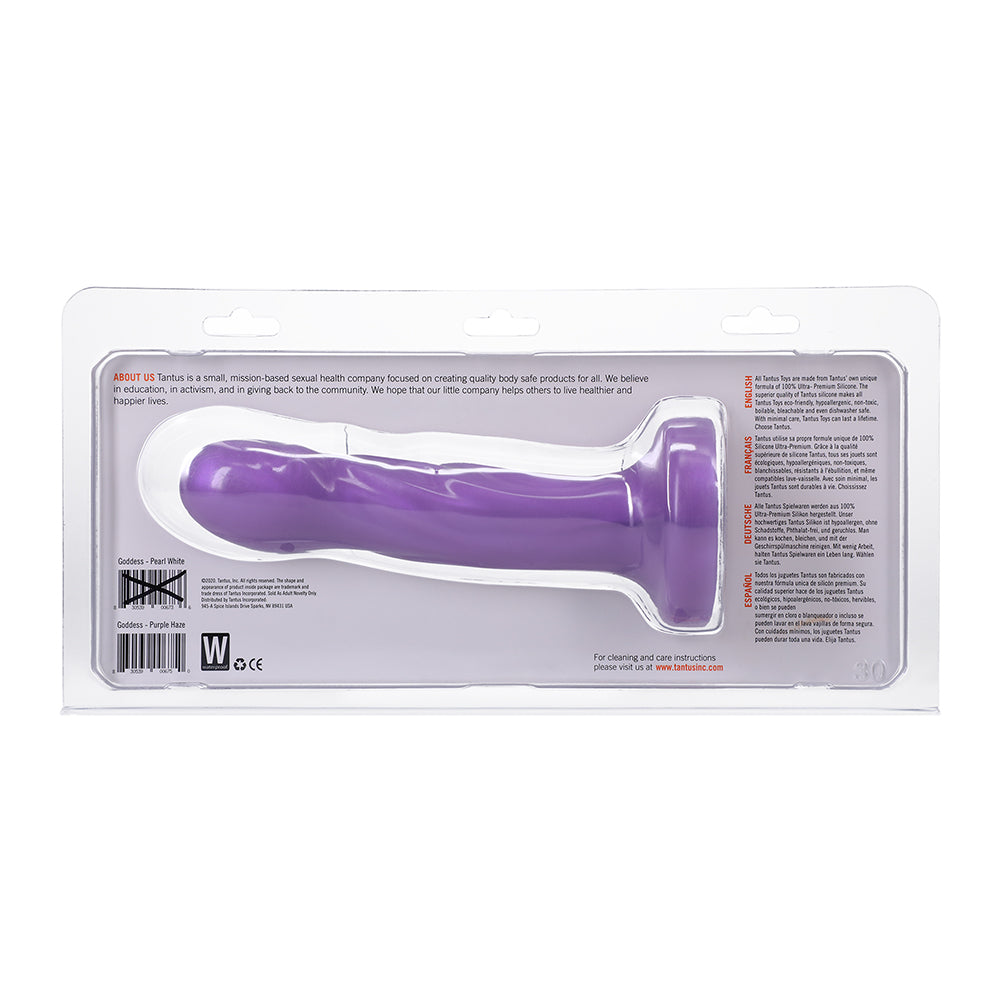 Tantus Goddess Vibrating Dildo – 6.25 in. – Lavender