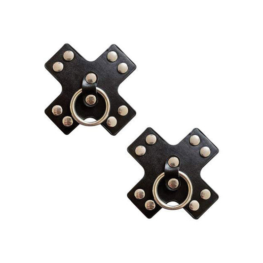 Neva Nude Reusable Pasty Nipple Ring – Black – Silicone Pasties