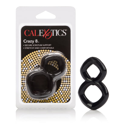 CalExotics Crazy 8 Ring - Stretchy Dual Support Enhancer - Black