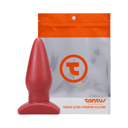Tantus Ringo Anal Plug – Traditional Style, Smooth Surface, Red