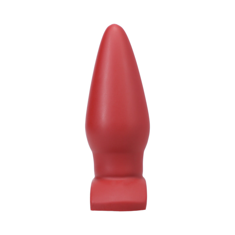 Tantus Ringo Anal Plug – Traditional Style, Smooth Surface, Red