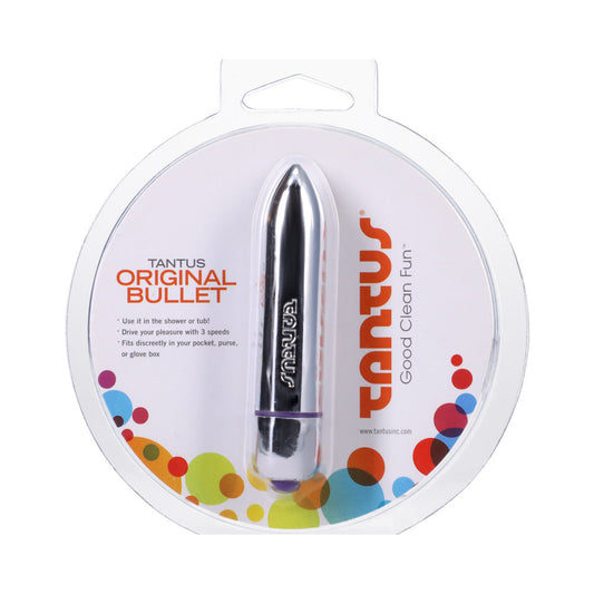 Tantus 3-Speed Original Bullet Vibrator – Silver