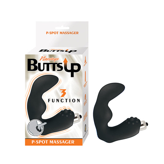 Butts Up P-Spot Massager - Prostate and Testicular Stimulator - Black