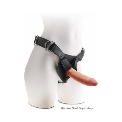 Pipedream King Cock Plus 7 in. Triple Density Cock with Suction Cup – Tan
