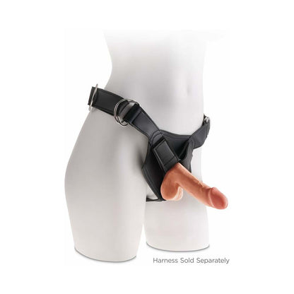 Pipedream King Cock Plus 6.5 in. Triple Density Cock with Balls – Tan