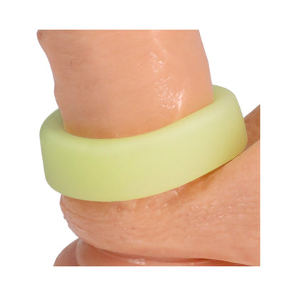 Rock Solid Sila-Flex Glow-in-the-Dark Big O C-Ring – Green