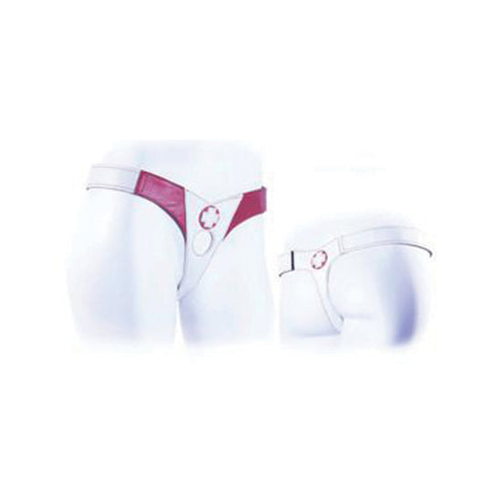 Tantus Nurse Connoisseur Strap-On Harness - White - Adjustable Fit