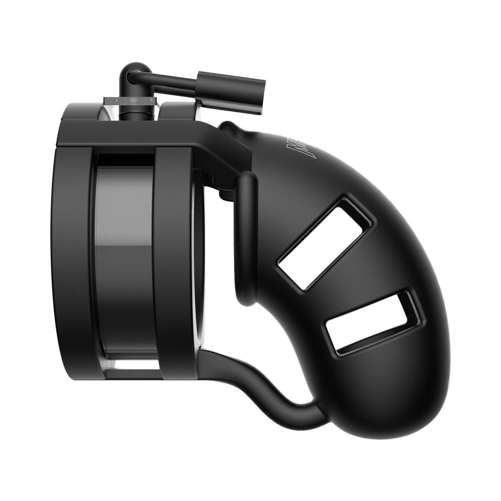 Shots ManCage Model 18 Adjustable Cock Cage with Silicone Ballsplitter – Black