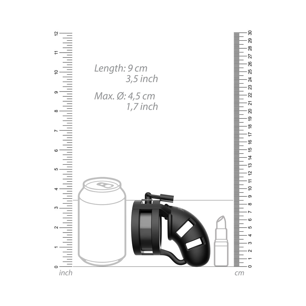 Shots ManCage Model 18 Adjustable Cock Cage with Silicone Ballsplitter – Black