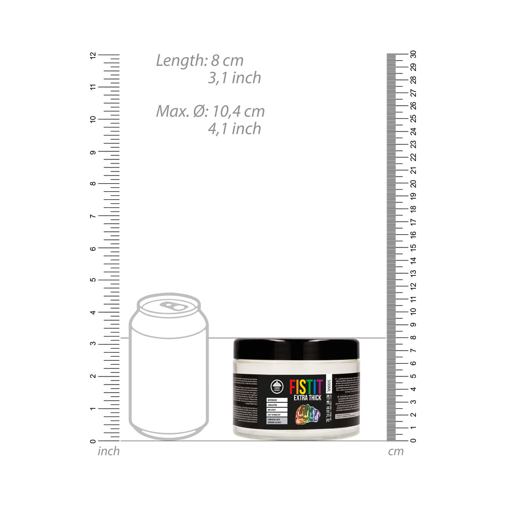Fist It Extra Thick Water-Based Fisting Lube Rainbow Edition – Clear