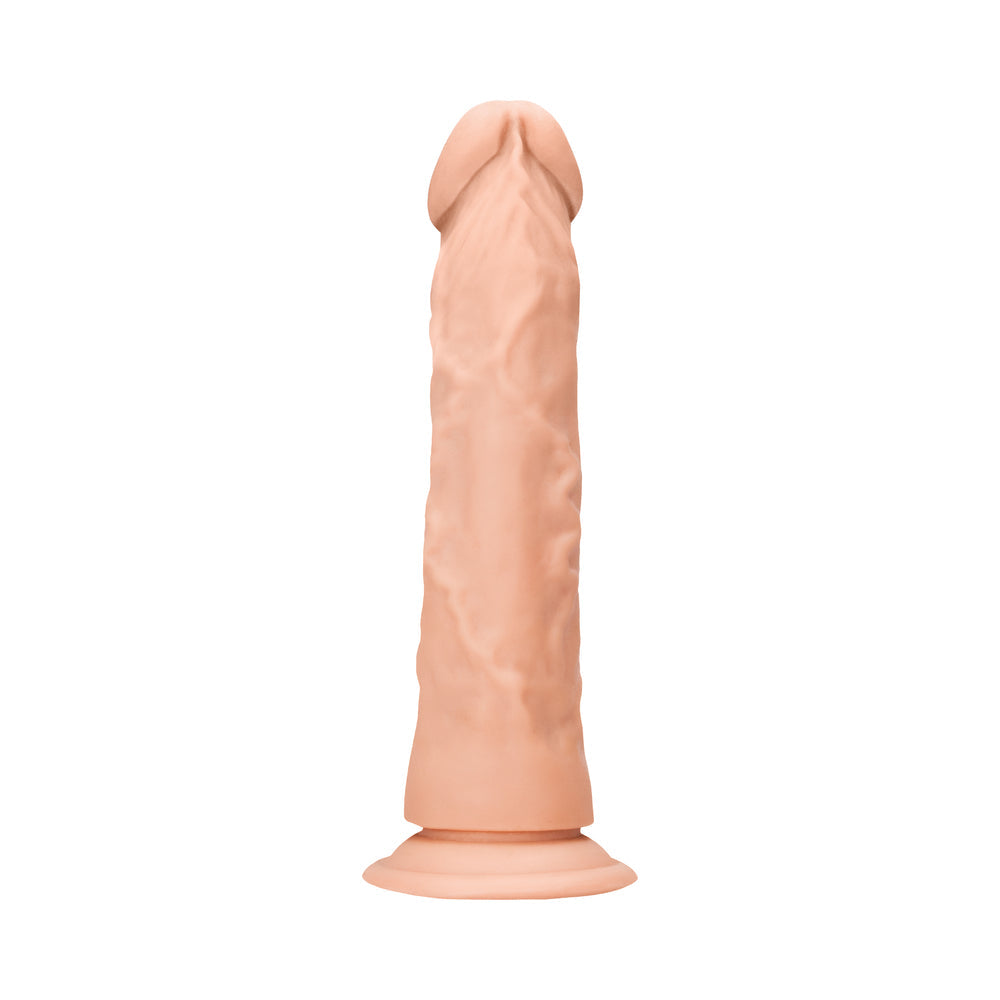 RealRock 9 in. Dildo with Suction Cup – Beige