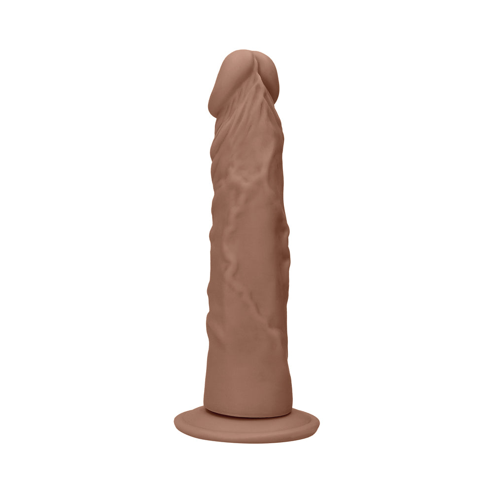 RealRock 9 in. Realistic Dildo with Suction Cup – Tan