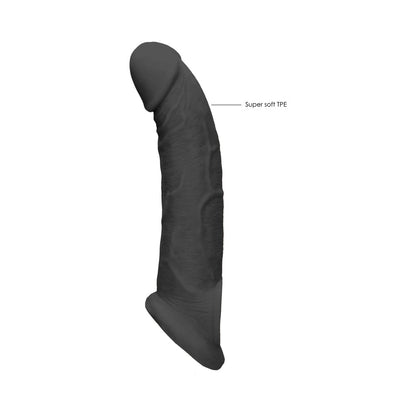 RealRock 9 in. Penis Sleeve Extender Sling – Black