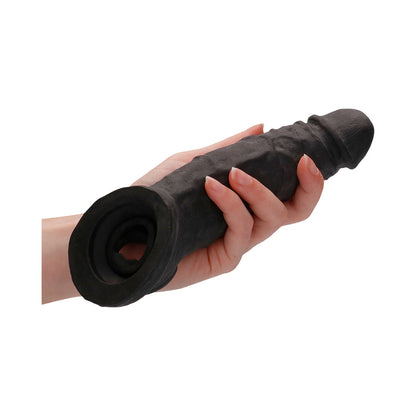 RealRock 9 in. Penis Sleeve Extender Sling – Black