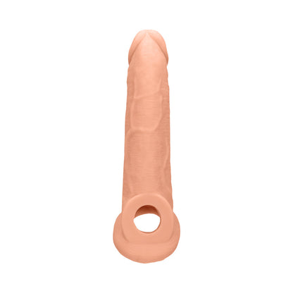 RealRock 9 in. Penis Sleeve Extender Sling - Beige